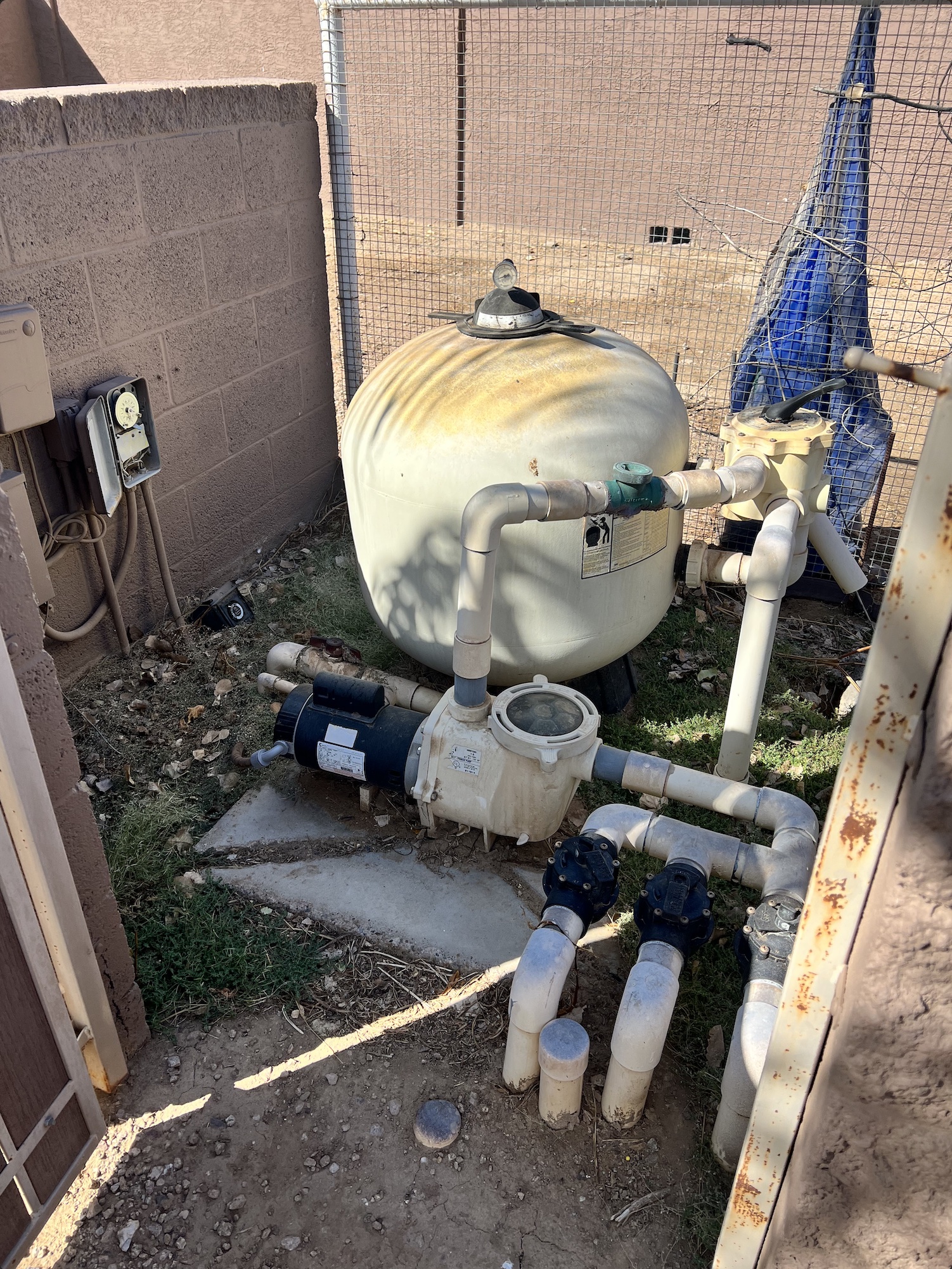 Pool equipment installation Gilbert Az